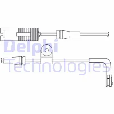 DELPHI LZ0168 Fren Ikaz Kablosu Arka Bmw 520 523 525 528 530 535 540 01/96> 34351163207