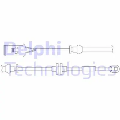 DELPHI LZ0176 Fren Ikaz Kablosu On Opel Astra 04/04> 6235674