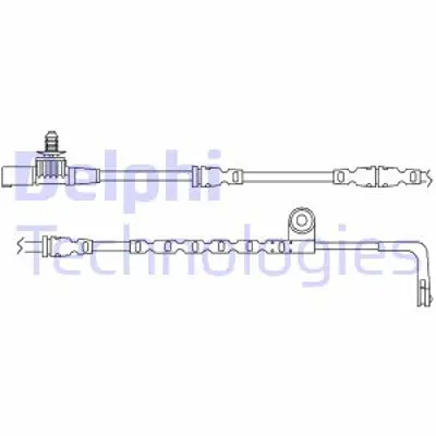 DELPHI LZ0198 Fren Ikaz Kablosu 1 Adet On Land Rover Range Rover Sport 02/2005 > 07/2006 SEM500062