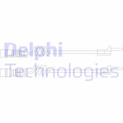 DELPHI LZ0231 Fren Ikaz Kablosu - 2 Adet A1635401417