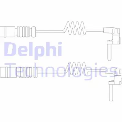 DELPHI LZ0232 Fren Ikaz Kablosu - 2 Adet A2025400717