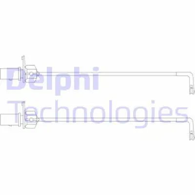 DELPHI LZ0250 Fren Ikaz Kablosu - 2 Adet 4G0615121