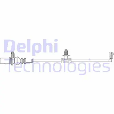 DELPHI LZ0307 Fren Balata Fısı Arka 4M0615121P