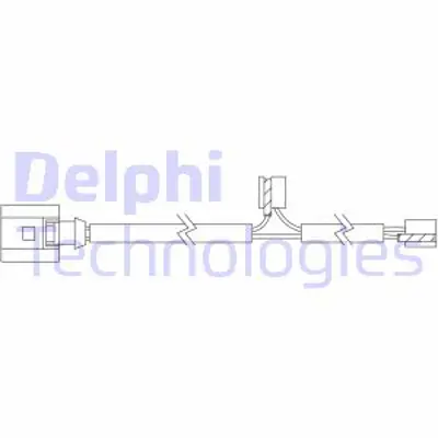 DELPHI LZ0324 Fren Ikaz Kablosu - 1 Adet 8J0615437