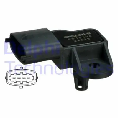 DELPHI PS10124 Map Sensoru - Opel Astra G/H/J Corsa D Insıgnıa Merıva Vectra C Zafıra A/B/Porsche 911 Cayenn 46769978 93170309