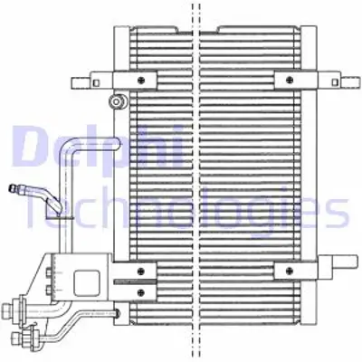 DELPHI TSP0225011 Klima Kondenseri Passat 96-00 A4 95-00 610x420x19 8D0260403H