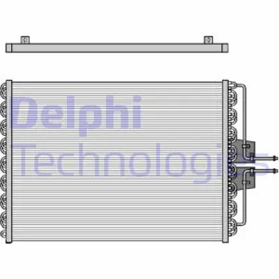 DELPHI TSP0225061 Kondanser - Renault Laguna 94- 11/94 03/01 7701238227