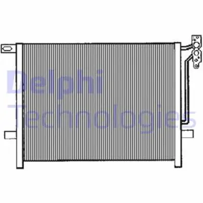 DELPHI TSP0225118 Kondanser - Bmw 3 E46 98. 02/98 02/05 64538377614