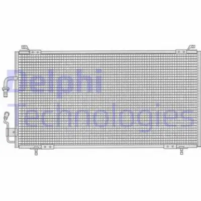 DELPHI TSP0225130 Kondanser - Peugeot 406 95- 10/95 05/04 6453V0