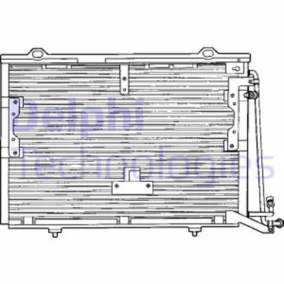DELPHI TSP0225193 Kondanser - Mercedes W202 93- 06/93 04/04 A2028300870