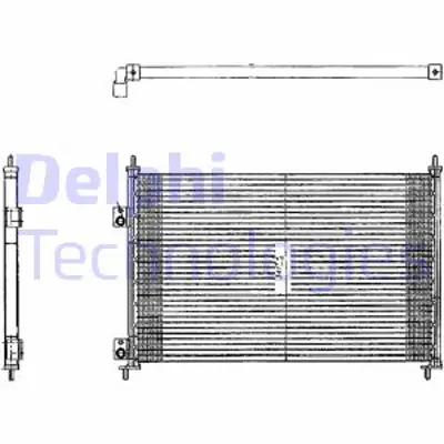 DELPHI TSP0225209 Kondanser - Mazda 626 98- 98 10/02 GE9E61480B