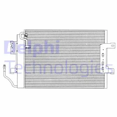 DELPHI TSP0225210 Kondanser - Mercedes W168 A140 - A160 - A170 Cdı 07/97 08/04 A1685000654