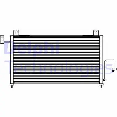 DELPHI TSP0225428 Kondanser - Mazda 323 01- 01 05/04 BK2K61480B