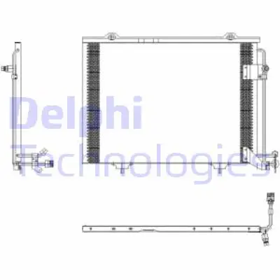 DELPHI TSP0225432 Klıma Radyatoru W202 93>00 S202 97>00 C208 97>02 A208 98>02 W210 95>00 S210 96>00 R170 00>04 A2028300970