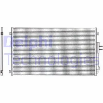 DELPHI TSP0225507 Kondanser - Chrysler Grand Voyager 3.3 İ - 3.8 01- 02/00 