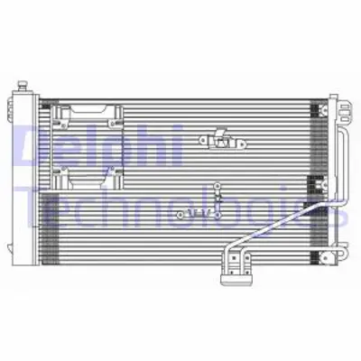 DELPHI TSP0225610 Klıma Radyatoru W203 00>07 Cl203 02>08 S203 01>07 C209 02>09 R230 06>12 A2035001354