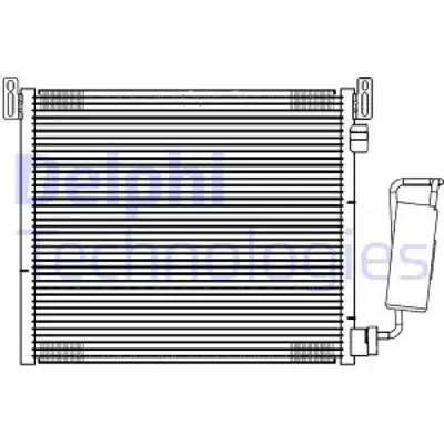 DELPHI TSP0225688 Kondanser - Opel Vectra C/03 . Signum/03 . Saab/9-3/03 05/03 12805059 1850117