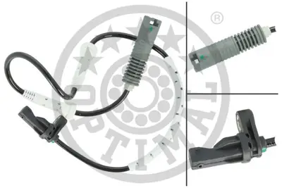 OPTIMAL 06-S078 Tekerlek Hiz Sensörü 1e81 -1e87 -1 Cabriolete88 -1 Coupee82 -3e90 -3 Cabriolete93 -3 Coupee92 -3 Tou 6870075