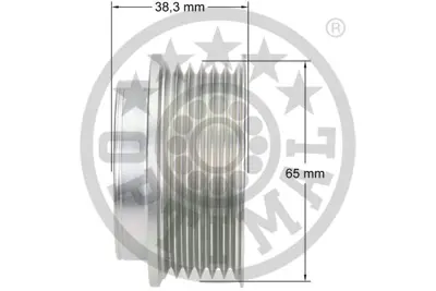 OPTIMAL F5-1043 Alternatör Serbest Hareketi A84d2-4d8 78903119G