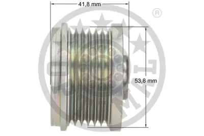 OPTIMAL F5-1048 Alternatör Kasnağı Rulmanlı 206-207-307-308-406-407-Partner-C2-C3-C4-C5-C8-Xsara 1.4ı-1.6ı-2.0hdı 77363468