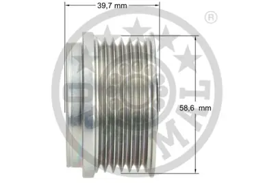 OPTIMAL F5-1057 Alternatör Kasnağı Rulmanlı Focus 01-04 -Focus Iı 04- -Mondeo Iv 07- -Connect 02- 1.8tdcı 5M5Q10344AB