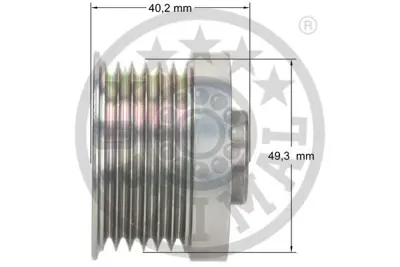 OPTIMAL F5-1059 Alternatör Serbest Hareketi C-Maxdm2 -Focus C-Max-Focus Iıda -Focus Iı Cabriolet-Focus Iı Kombida 3M5T10300VD