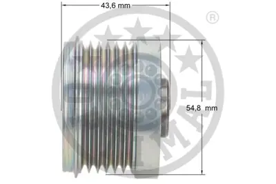 OPTIMAL F5-1072 Alternatör Serbest Hareketi Gıulıetta940 500l199 -Doblo Kasten/Kombi263 -Doblo Kombi263 -Doblo 3M5T10300PD 8666579