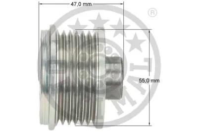 OPTIMAL F5-1083 Alternatör Serbest Hareketi Clıo Grandtourkr0/1 -Clıo Iıbb0/1/2 -Cb0/1/2 -Clıo Iı Kastensb0/1/2 - 