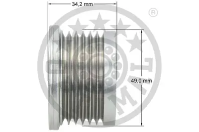 OPTIMAL F5-1093 Alternatör Serbest Hareketi Laguna Iıbg0/1 -Laguna Iı Grandtourkg0/1 -Megane Iıbm0/1 -Cm0/1 