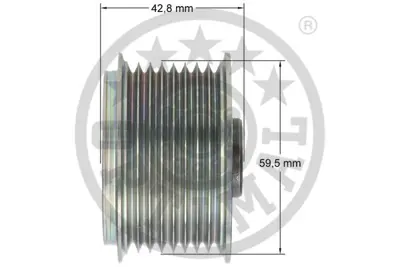 OPTIMAL F5-1097 Alternatör Serbest Hareketi 3bk -3bl -3 Stufenheckbk -3 Stufenheckbl -5cr19 -5cw -6gg -6gh -6 Hatchb A628X92071 RF5C18W11