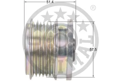 OPTIMAL F5-1107 Alternatör Serbest Hareketi Voyager Ivrg-Rs 