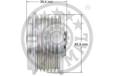 OPTIMAL F5-1109 Alternatör Serbest Hareketi C5 Iıırd -C5 Iıı Breaktd -C6td 4076d -407 Coupe6c -407 Sw6e -6079 