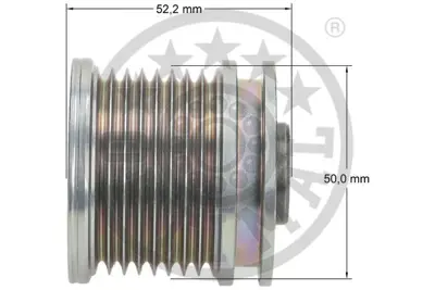 OPTIMAL F5-1111 Alternatör Serbest Hareketi G-Klassew463 -G-Klasse Gel Ndewagen Offenw463 -Gl-Klassex164 -M-Klassew1 A6421500760