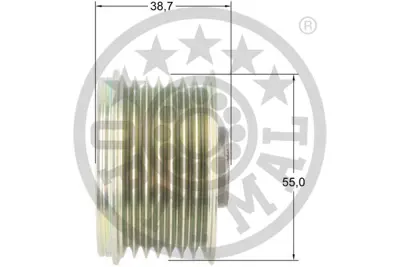 OPTIMAL F5-1158 Alternatör Serbest Hareketi Infınıtı: Ex-Fx-My51 -Q70y51 -Qx70navara Pick-Upd23 -Np300 Navarad40 -N 231515X21A