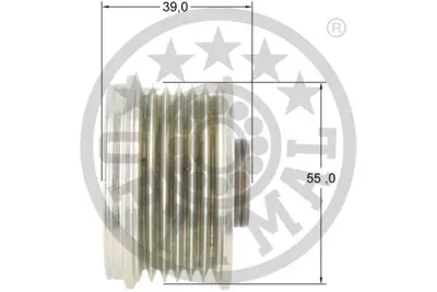 OPTIMAL F5-1167 Alternatör Serbest Hareketi A-Klassew176 -B-Klassew246-W242 -Cla Coupec117 -Cla Shooting Brakex117 - A6071500060