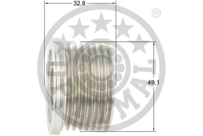 OPTIMAL F5-1170 Alternatör Serbest Hareketi 1e81 -1e87 -1 Cabriolete88 -1 Coupee82 -3e90 -3 Cabriolete93 -3 Coupee92 12317560678