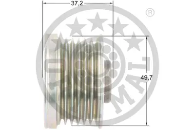 OPTIMAL F5-1172 Alternatör Serbest Hareketi 1f20 -1f21 -2 Cabrioletf23 -2 Coupef22-F87 -3f30-F80 -3 Gran Turısmof34 