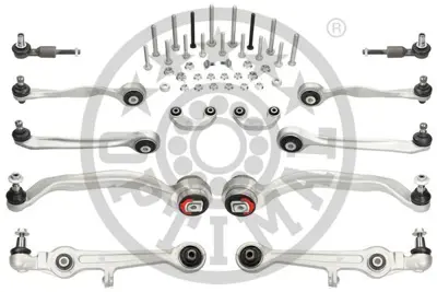 OPTIMAL G8-530 Salıncak Ön Takım Kiti Alüminyum Passat Iv-A4-A6-A8-Super B Passat-A4 2001 E Kadar A6 2005 Kadar 8D0498998