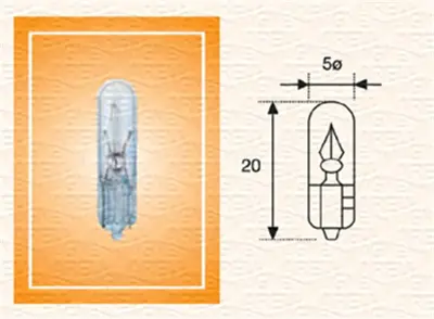 MAGNETI MARELLI 009600200000 Ampul- T5 1,2w 12v Dıpsız Gnl 