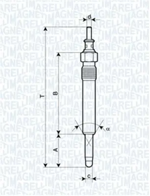 MAGNETI MARELLI 060900310606 Mercedes Kbuji Mercedes C180 C200 E220 001 159 20 01 A0011592101