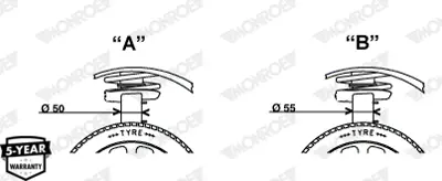 MONROE 742245SP On Amortısor Gazlı A3 Q3 Alhambra Altea Leon Toledo Octavıa Superb Caddy Golf V Vı Jetta Passat / Cc 1T0413031EQ 1T0413031ET 1T0413031HM 5C0413031P