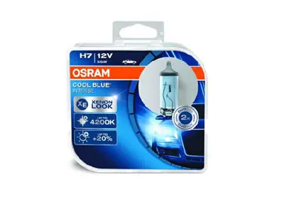 OSRAM 64210CBI-HCB Ampul 12v H7 55w 4200k Beyaz Işık Intense 20 Parlak Beyaz Işık İkili Ambalaj 