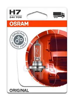 OSRAM 64215-01B Blister Ambalaj - Ampul 24v H7 70w 