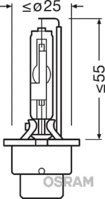 OSRAM 66450 Ampül 