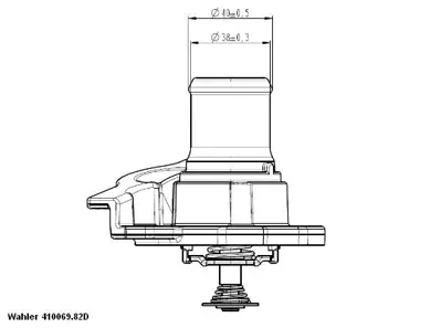 WAHLER 410937.82D Thermostate Ducato Kasten 244 2.3 Jtd 504387382