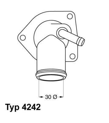 WAHLER 4242.92D Termostat (Corsa C / Corsa C / Vectra C Z14xe Z16xe) 1338420