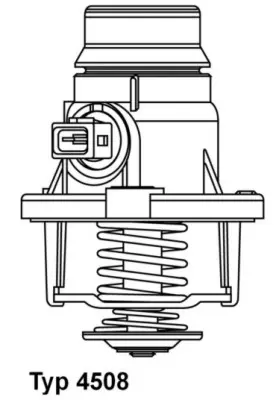 WAHLER 4508.101D50 Thermostat Bmw 5-7 Series. X5.X6 3.6-6l N62. N73. S63 11537586885