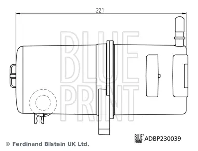 BLUE PRINT ADBP230039 Amarok (2h),Amarok (S1),Amarok 4motion (2h),Amarok 4motion (S1) 2H6127401E