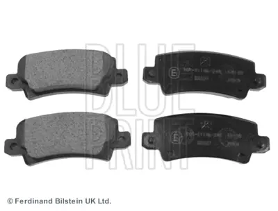 BLUE PRINT ADT342131 Arka Fren Balatası Toyota Corolla 1.4 1.6 Vvtı Benzınlı 2003-2007 4466YZZD9