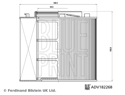 BLUE PRINT ADV182268 Hava Fıltresı 8W0133843C